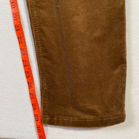 Banana Republic Premium Denim High Rise Straight Ankle Corduroy Pants Size 31L - Picture 8 of 13